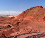 Iron Ore Truck Unloading Western Australia